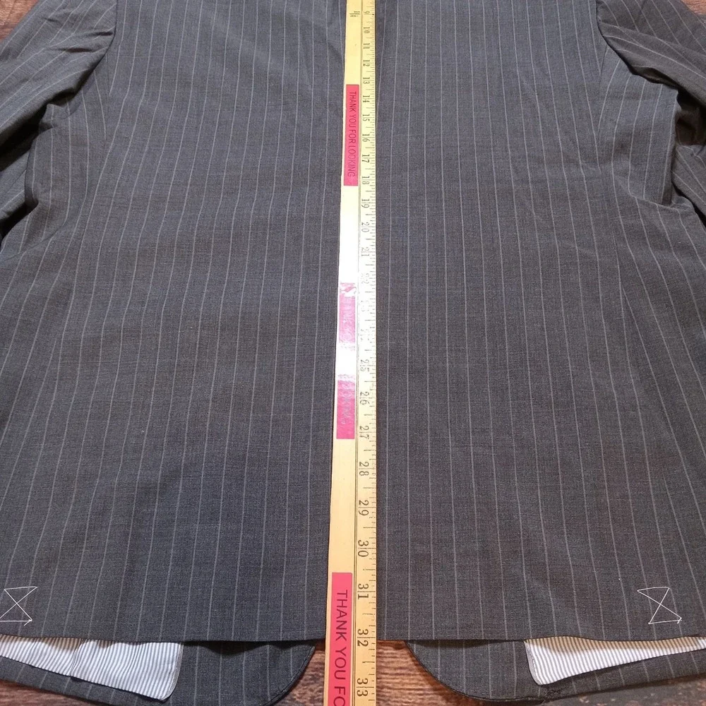 Brooks Brothers Explorer‎ Regent Fit Men's Blazer 46 Reg Gray Pinstripe